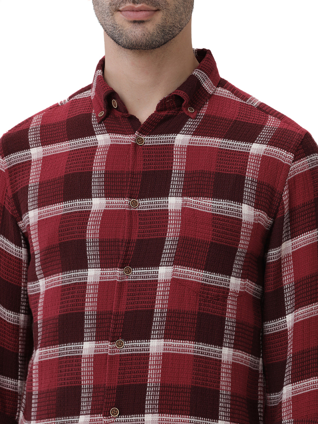 COTTON CHECKED SHIRT