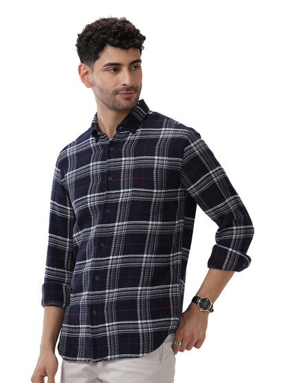 COTTON CHECKED SHIRT