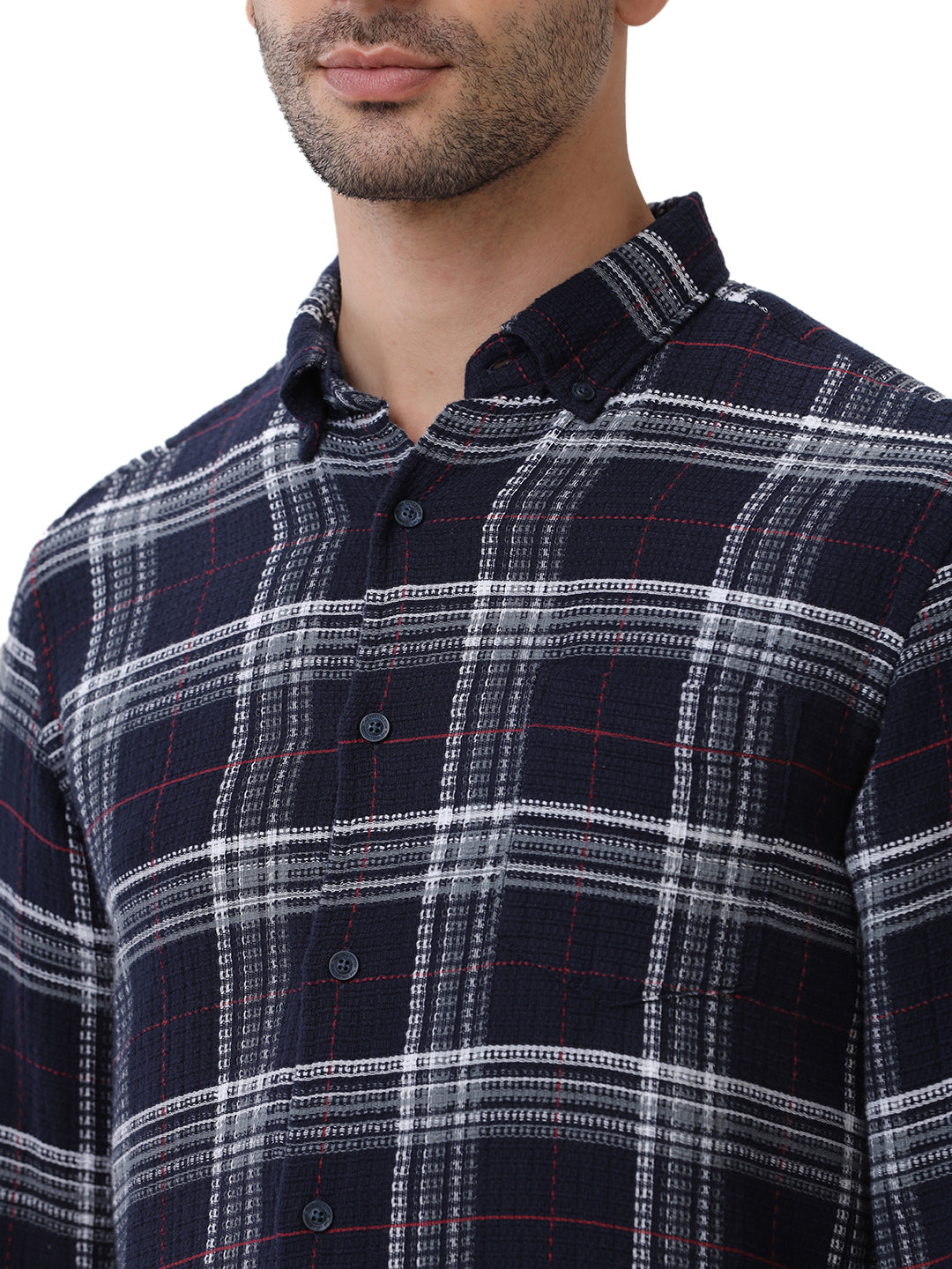 COTTON CHECKED SHIRT