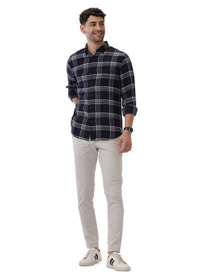 COTTON CHECKED SHIRT