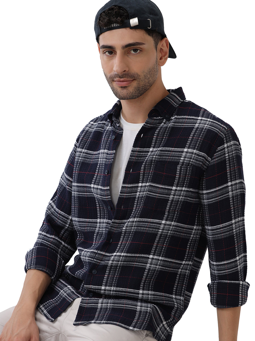 COTTON CHECKED SHIRT