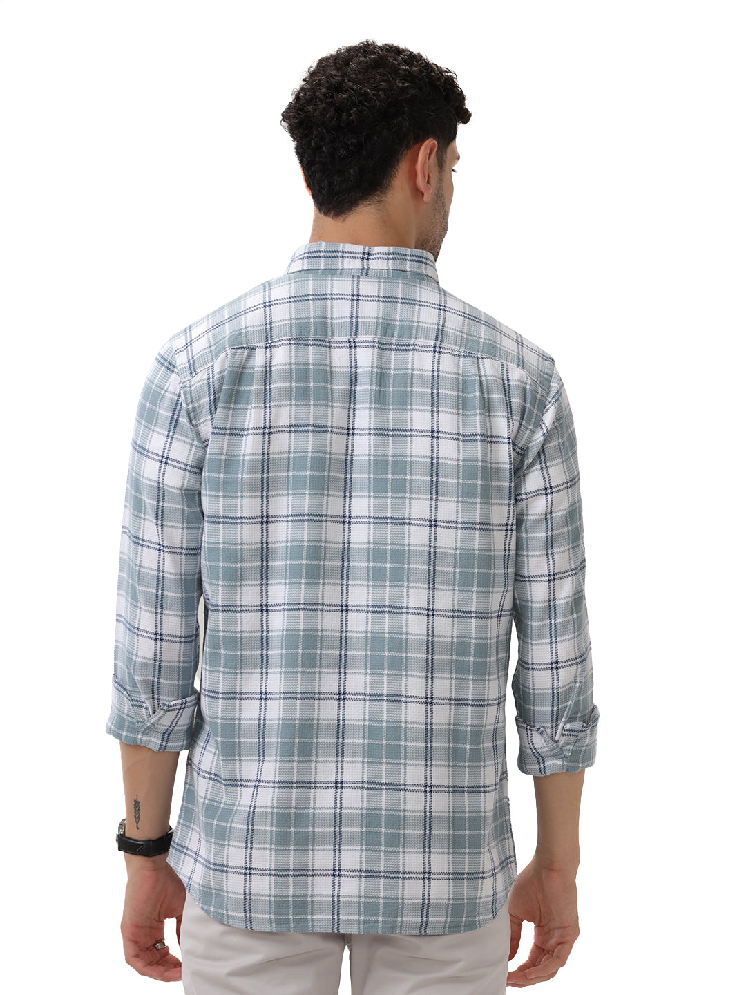 COTTON CHECKED SHIRT