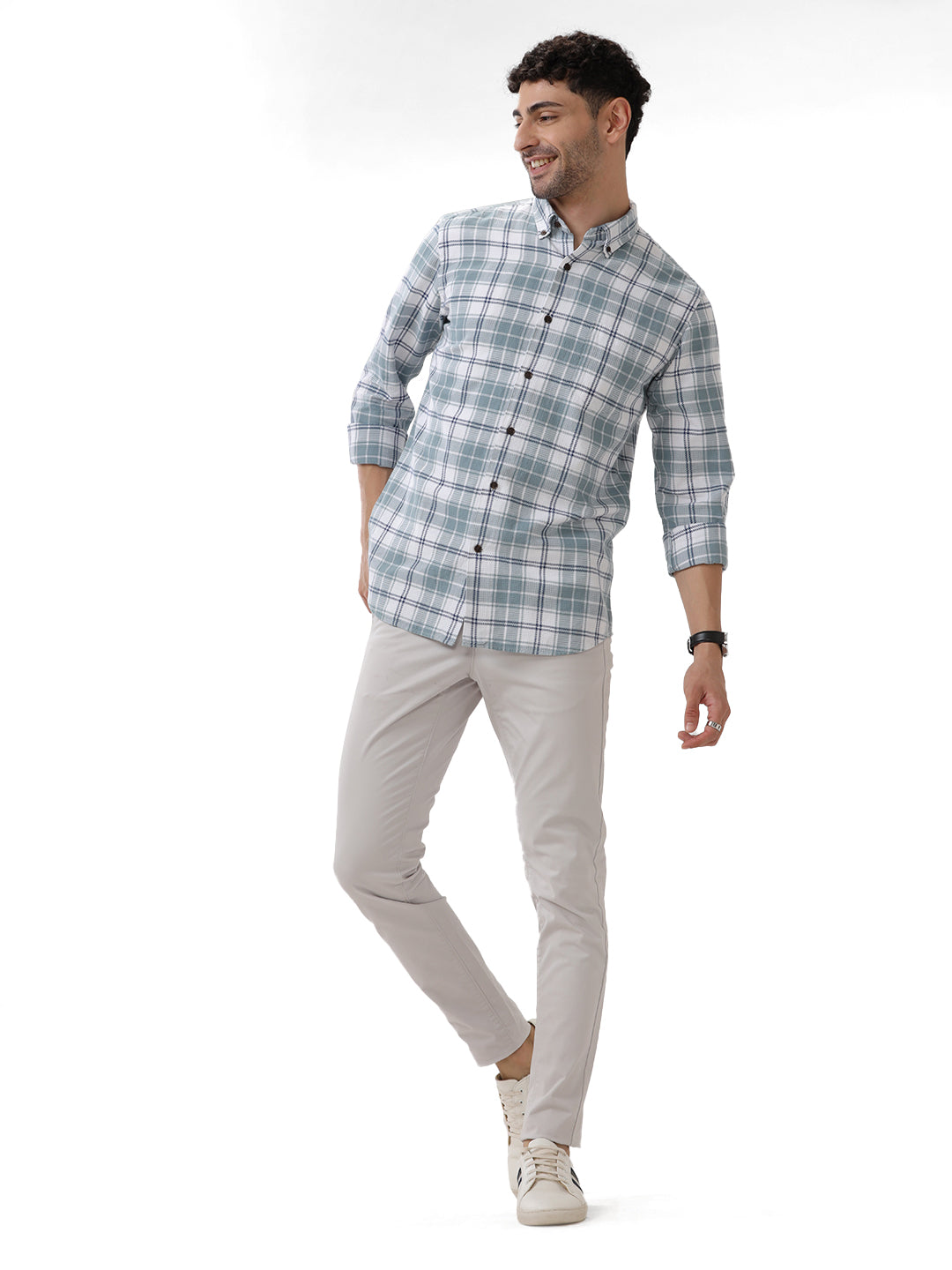 COTTON CHECKED SHIRT