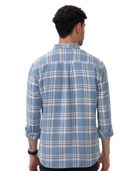 COTTON CHECKED SHIRT