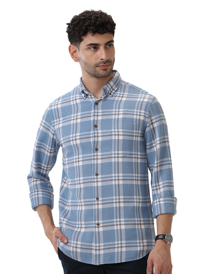 COTTON CHECKED SHIRT