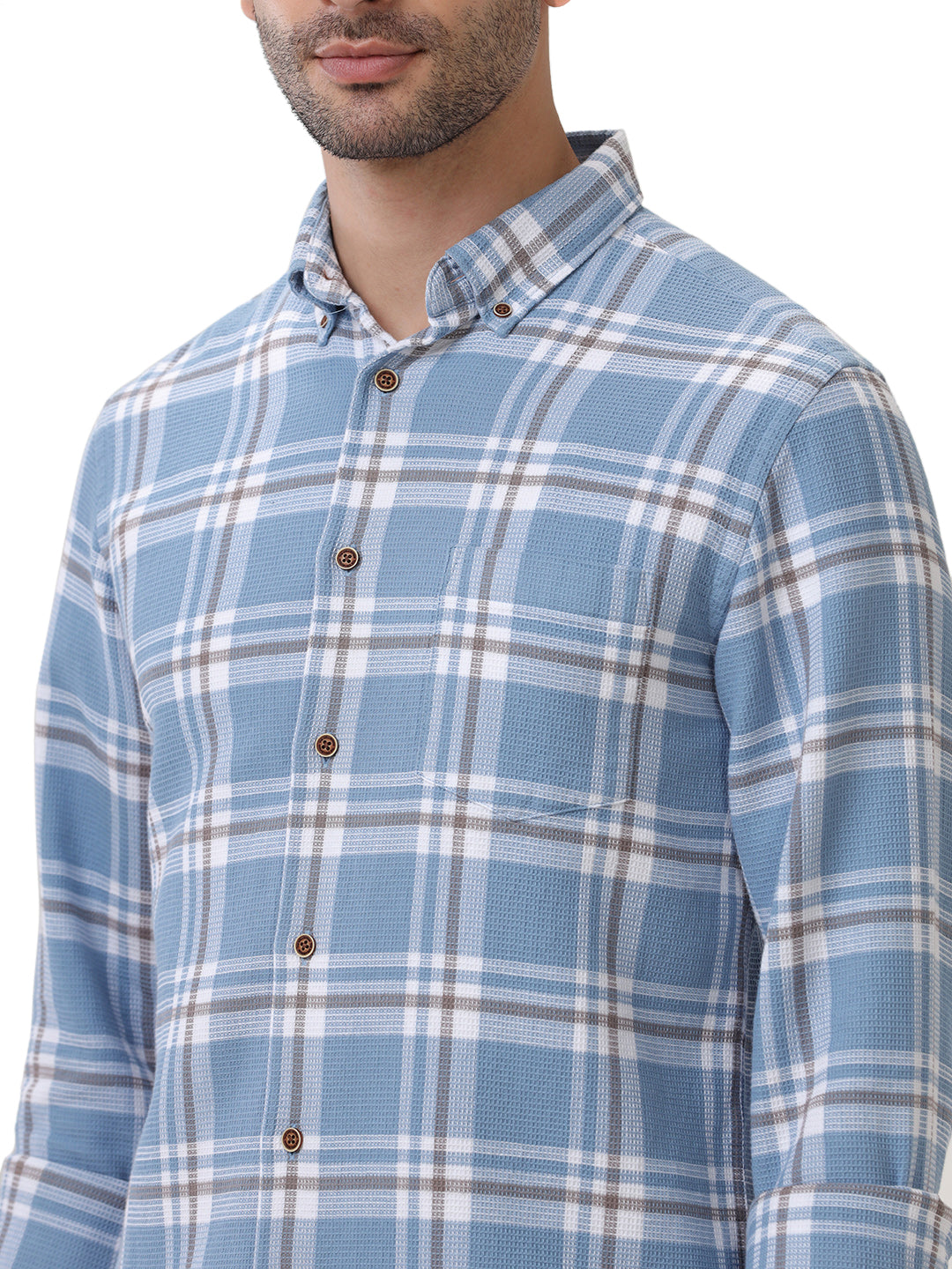 COTTON CHECKED SHIRT