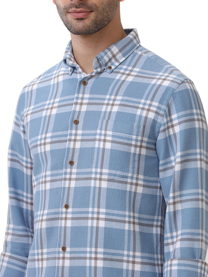 COTTON CHECKED SHIRT