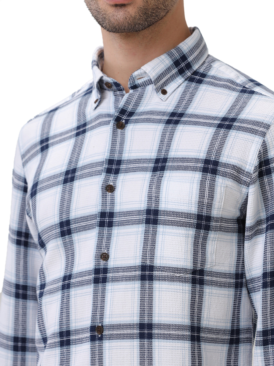 COTTON CHECKED SHIRT