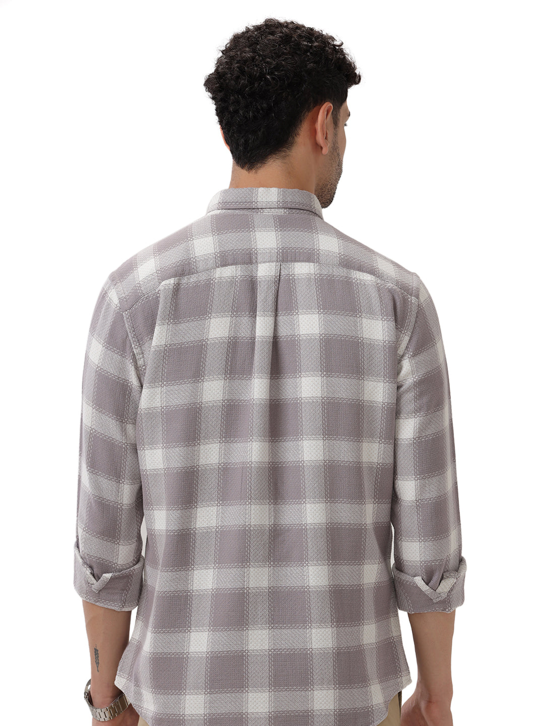 COTTON CHECKED SHIRT