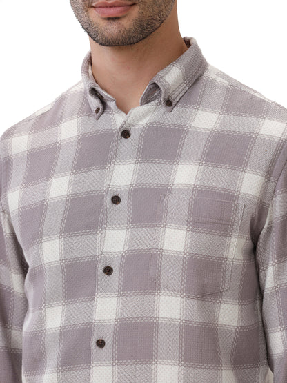 COTTON CHECKED SHIRT