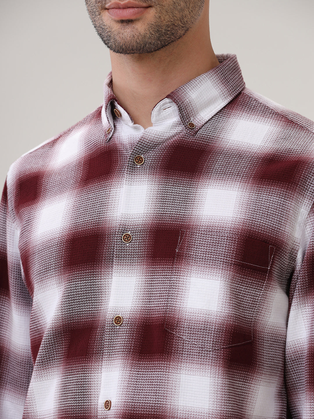 COTTON CHECKED SHIRT