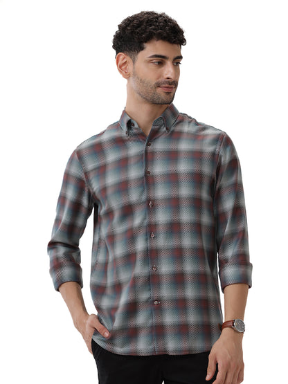 COTTON CHECKED SHIRT