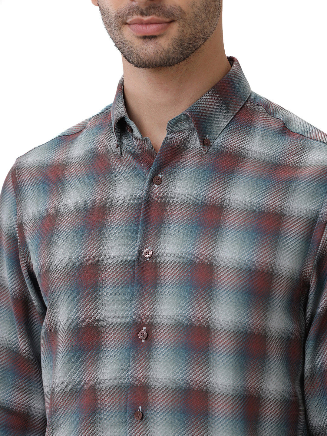 COTTON CHECKED SHIRT