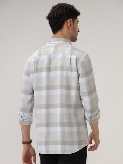 COTTON CHECKED SHIRT