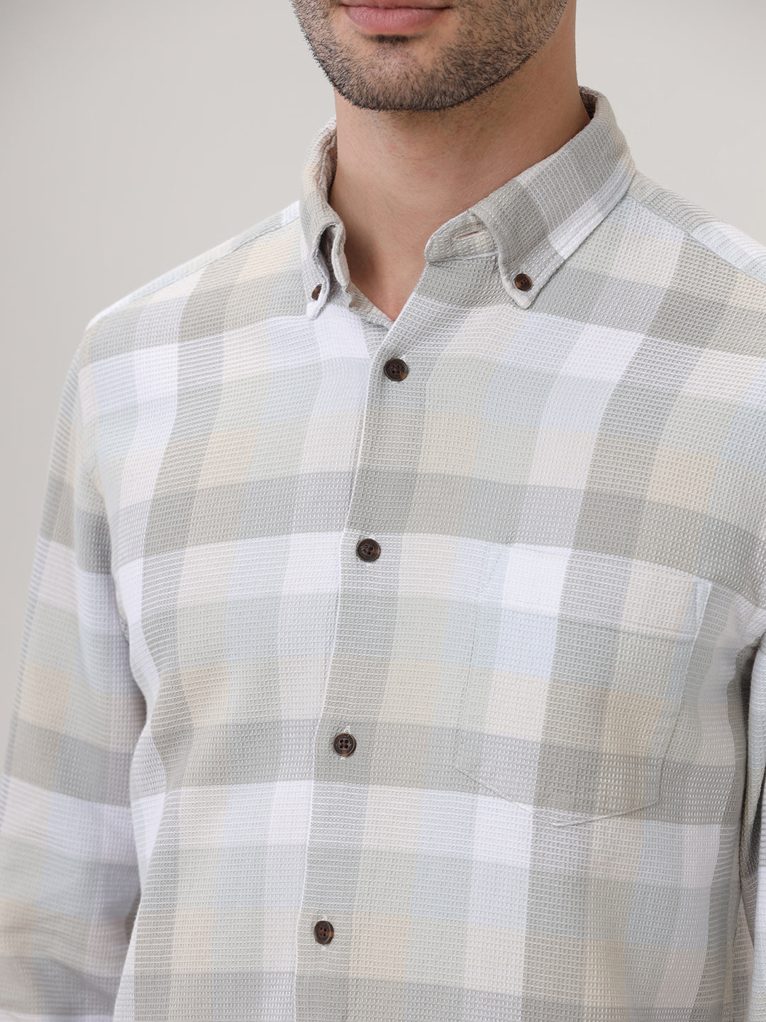 COTTON CHECKED SHIRT