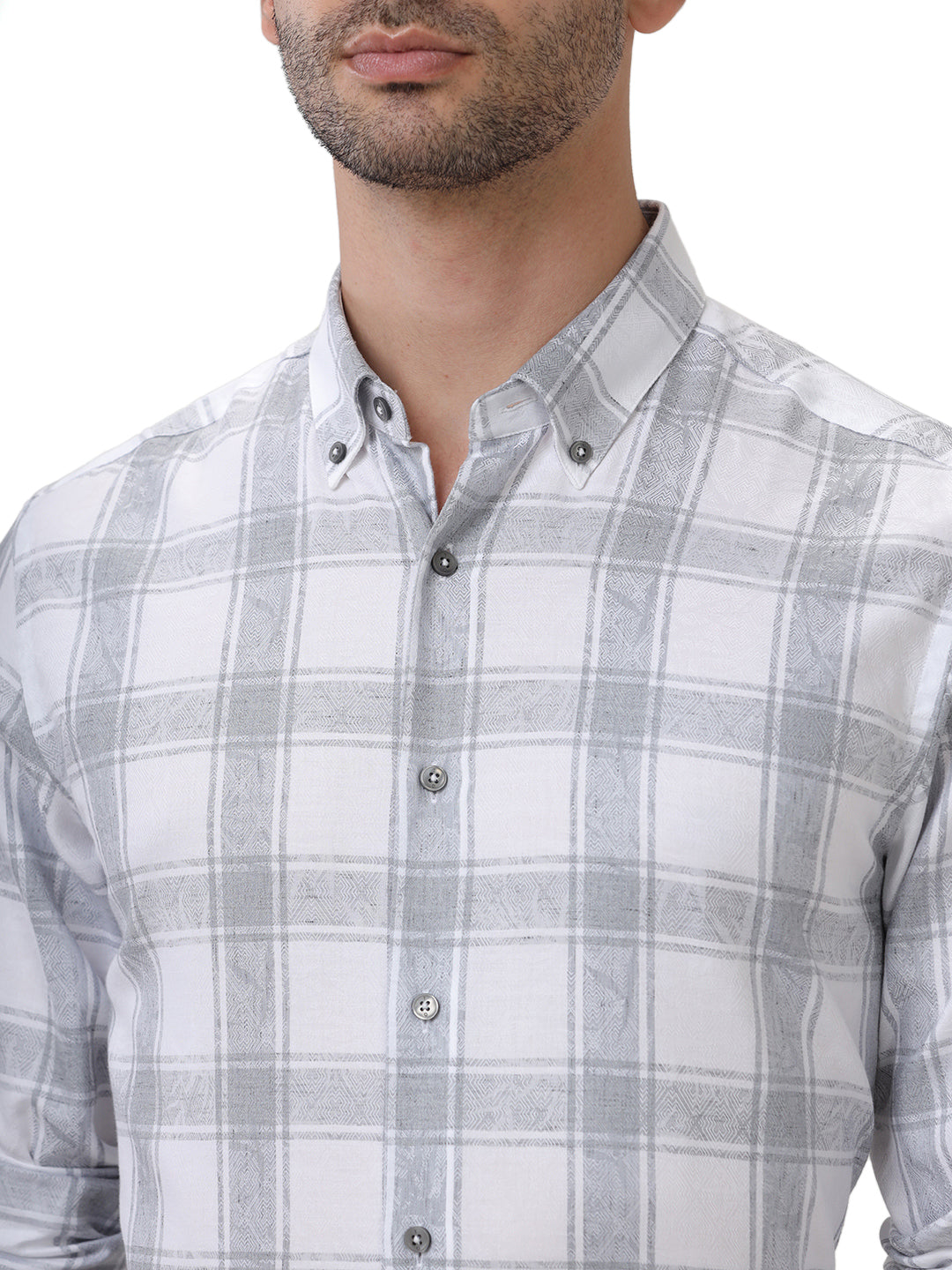 COTTON CHECKED SHIRT