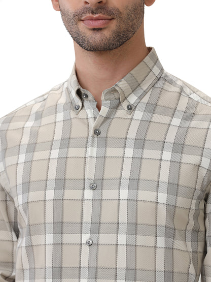 COTTON CHECKED SHIRT