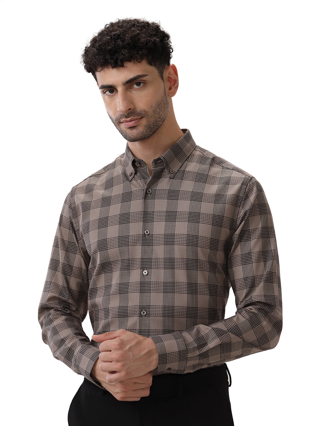 COTTON CHECKED SHIRT