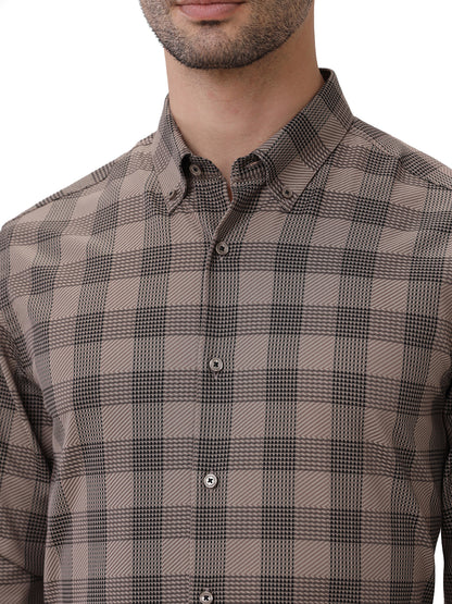 COTTON CHECKED SHIRT