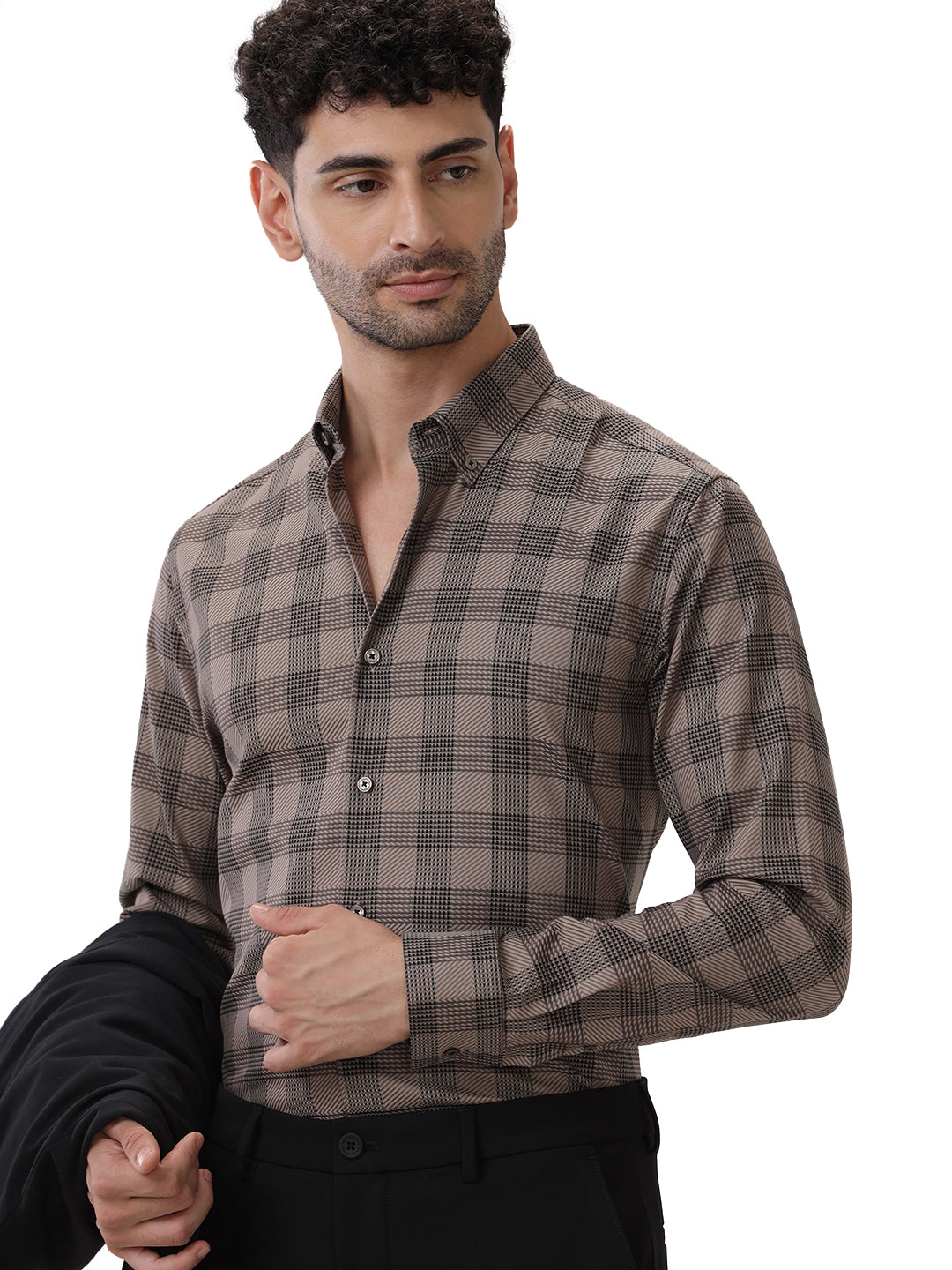 COTTON CHECKED SHIRT