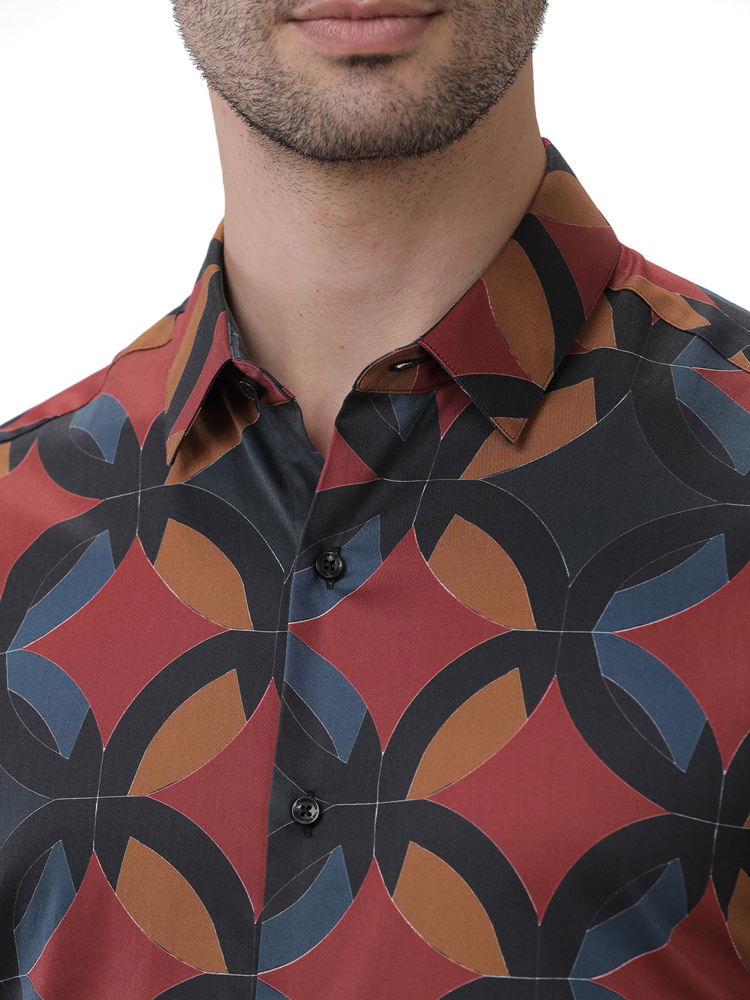 ABSTRACT PRINT FULL SLEEVES SHIRT