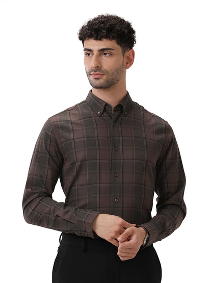 DARK CHECKERED PREMIUM SHIRT