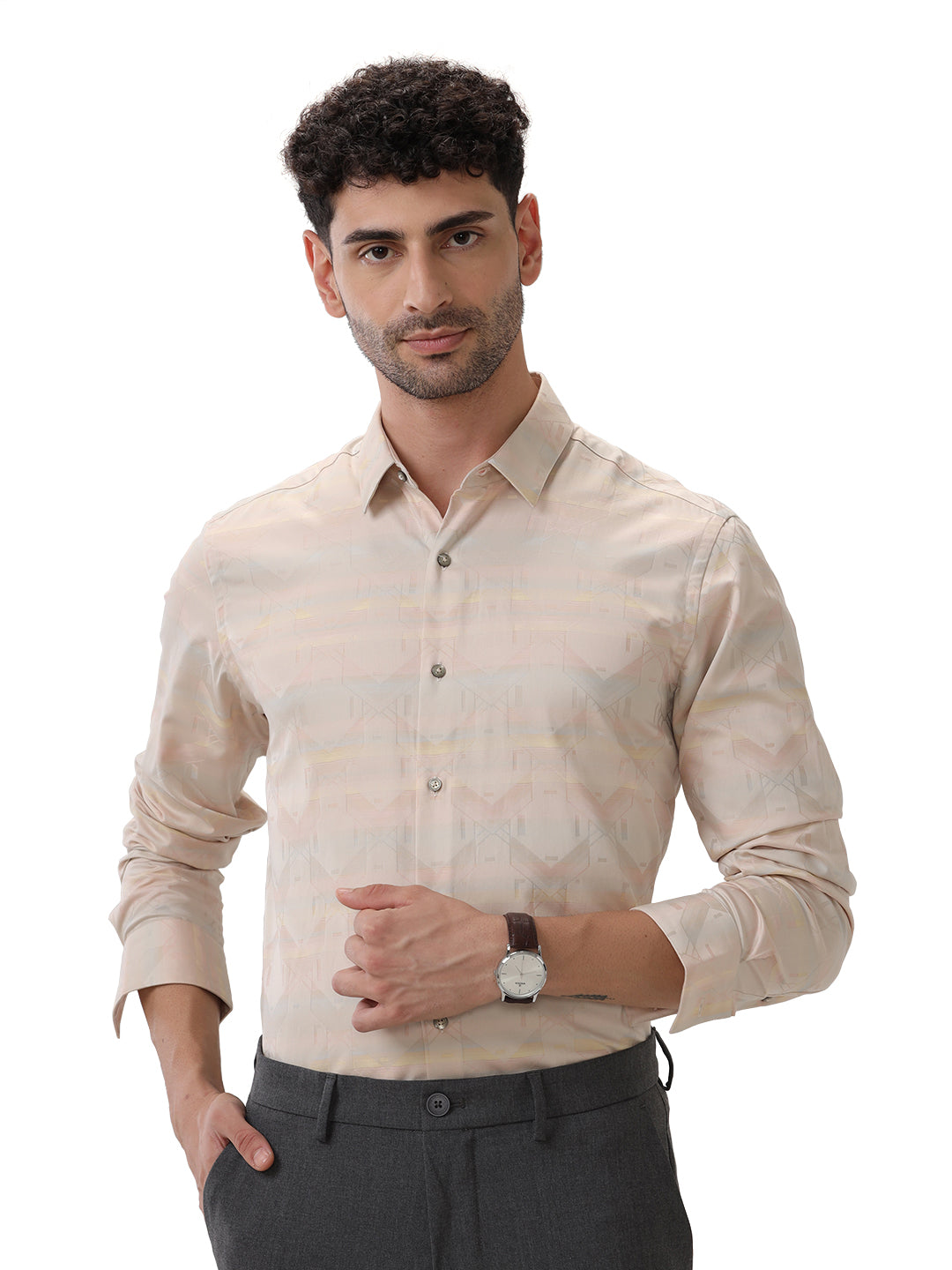 FULL SLEEVES JACQUARD SHIRT