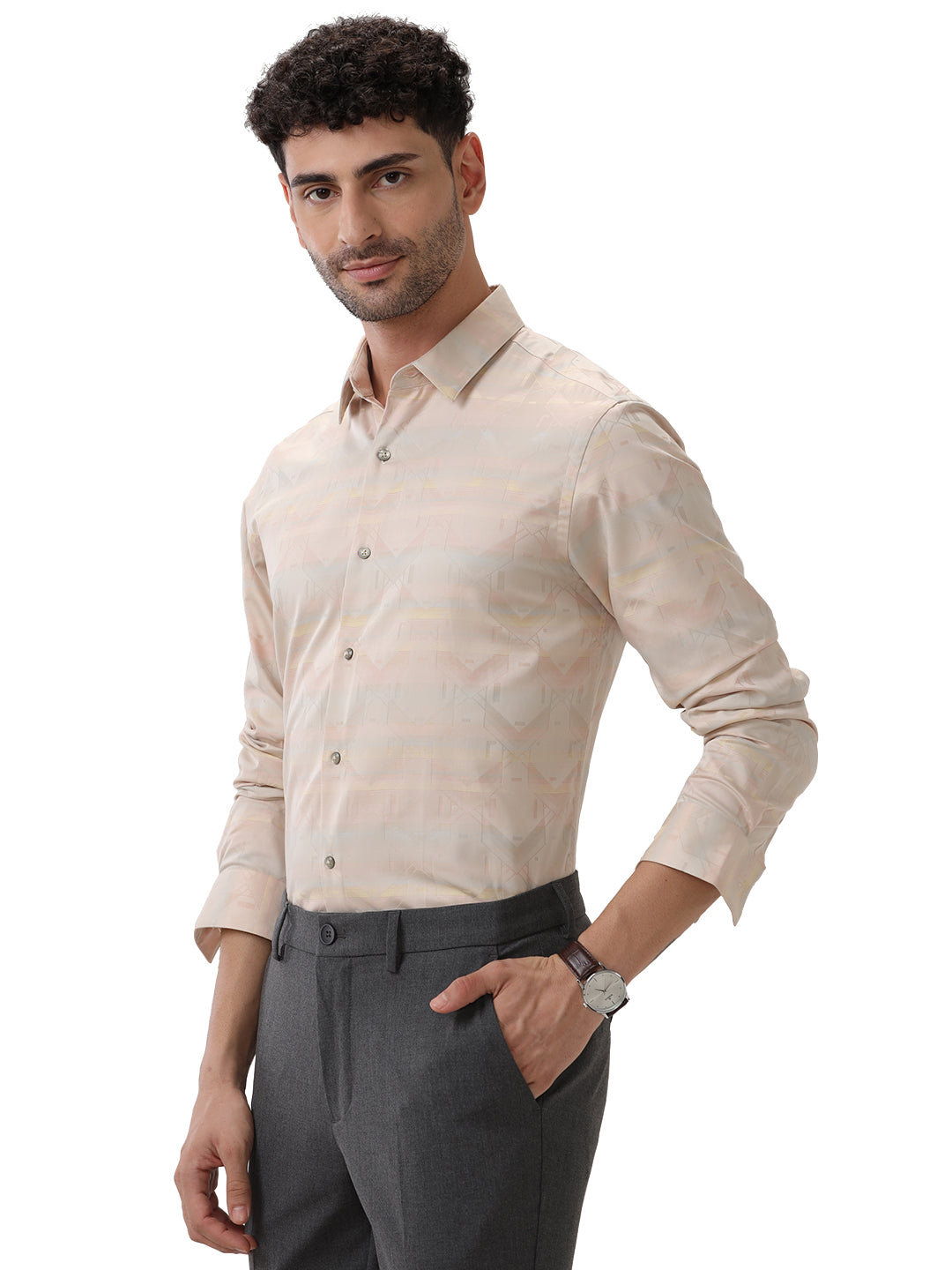 FULL SLEEVES JACQUARD SHIRT