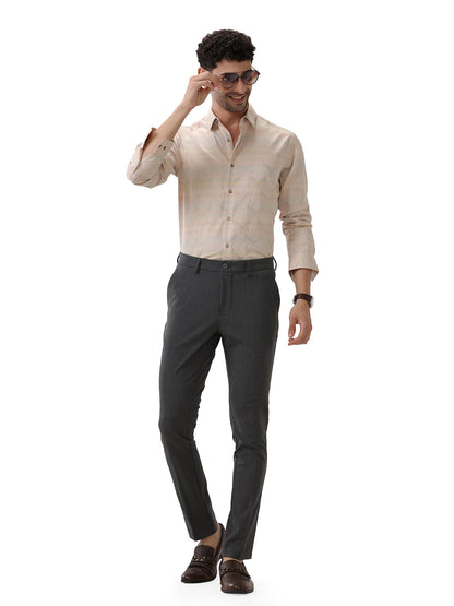 FULL SLEEVES JACQUARD SHIRT