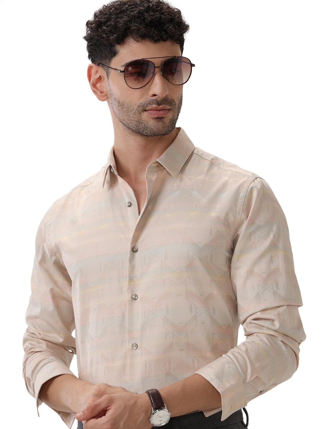 FULL SLEEVES JACQUARD SHIRT