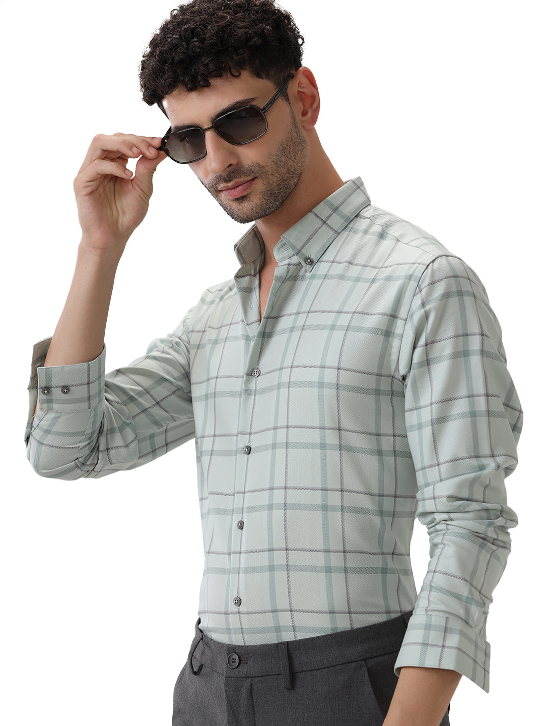 COTTON CHECKED SHIRT