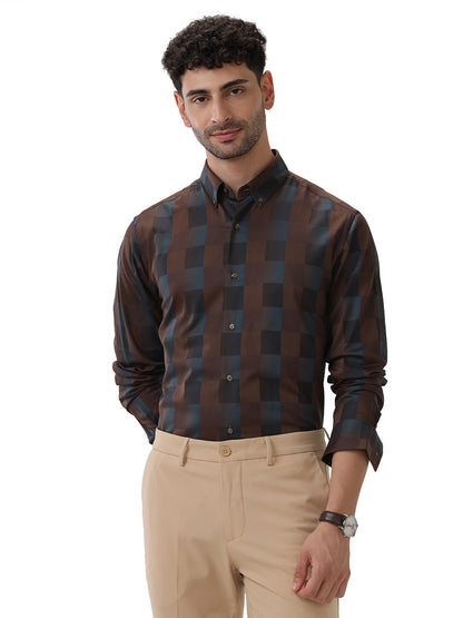 FORMAL CHECKED SHIRT