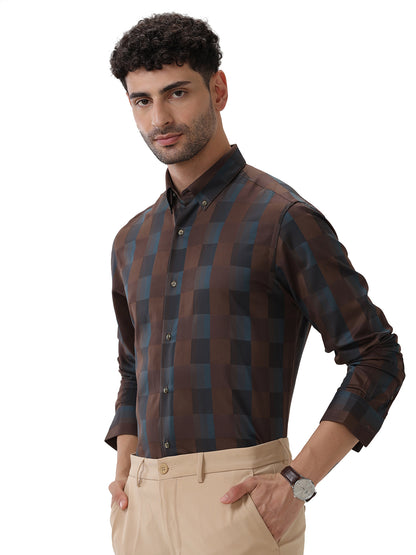 FORMAL CHECKED SHIRT