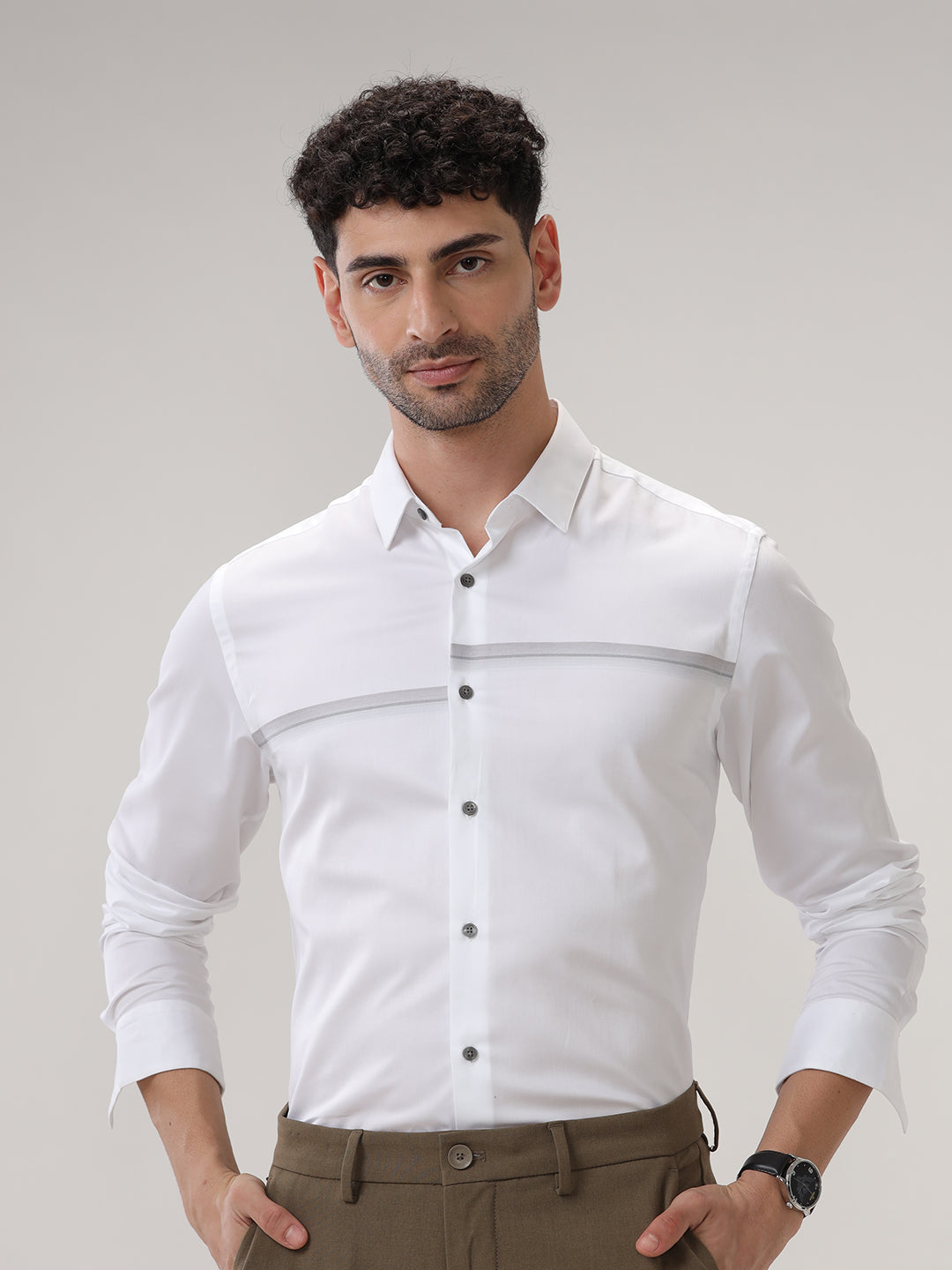 PLAIN COTTON SHIRT