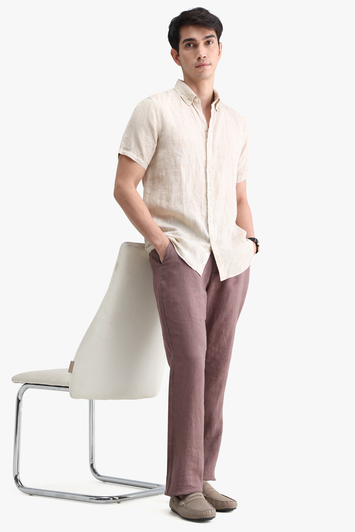 EUROPEAN FLAX 100% PURE LINEN SHIRT