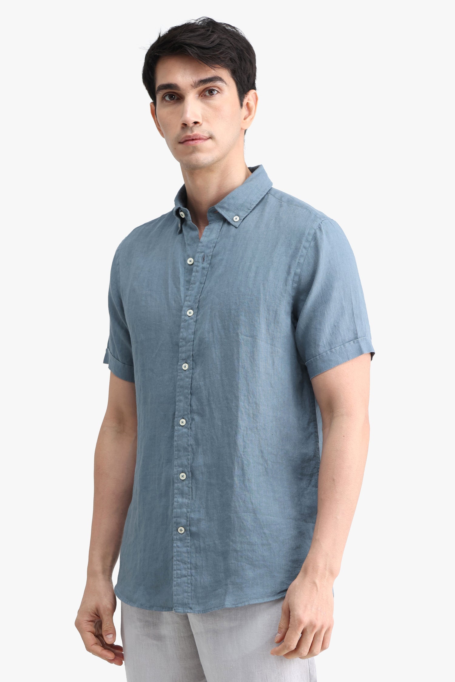EUROPEAN FLAX 100% PURE LINEN SHIRT