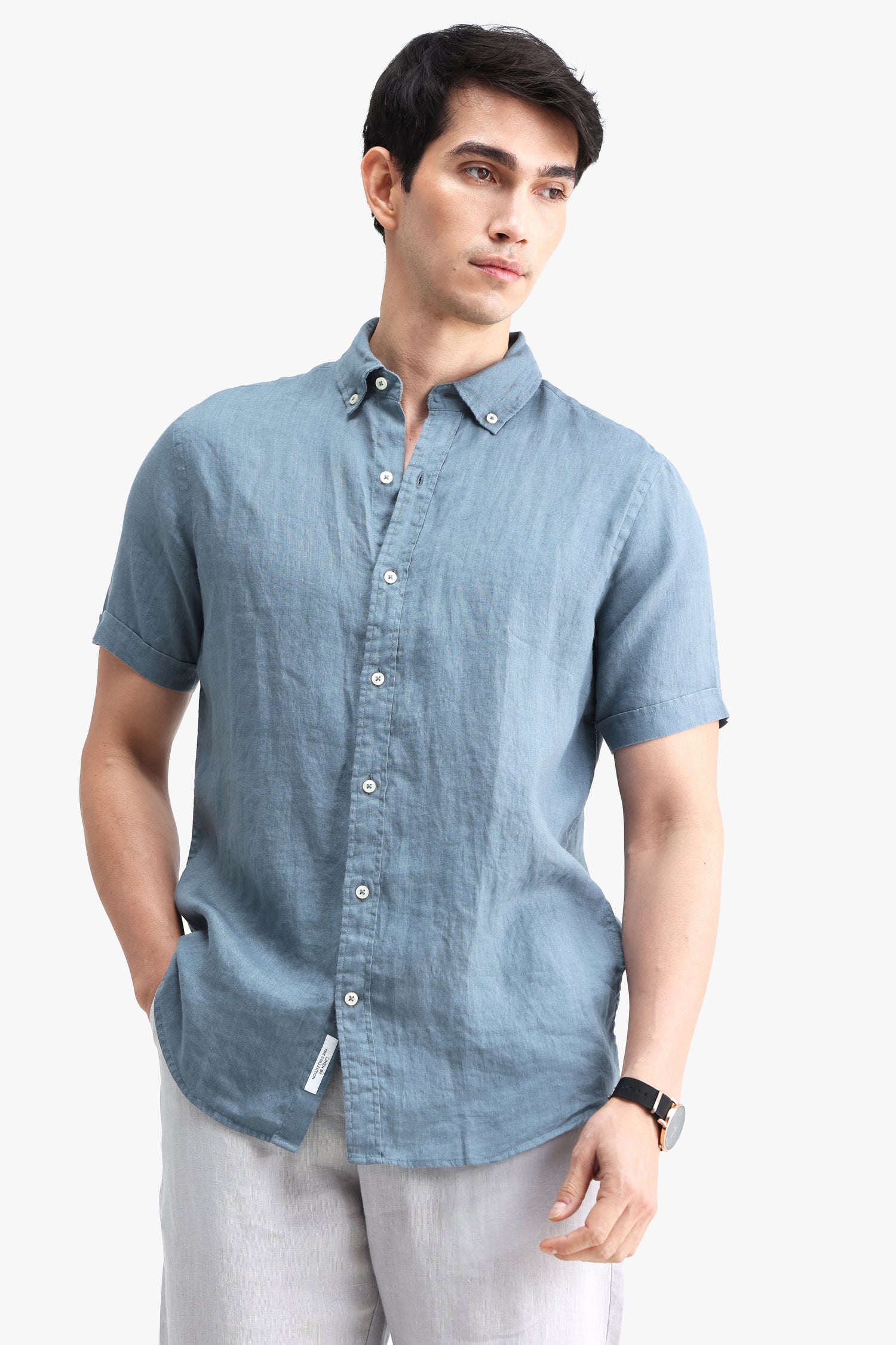 EUROPEAN FLAX 100% PURE LINEN SHIRT