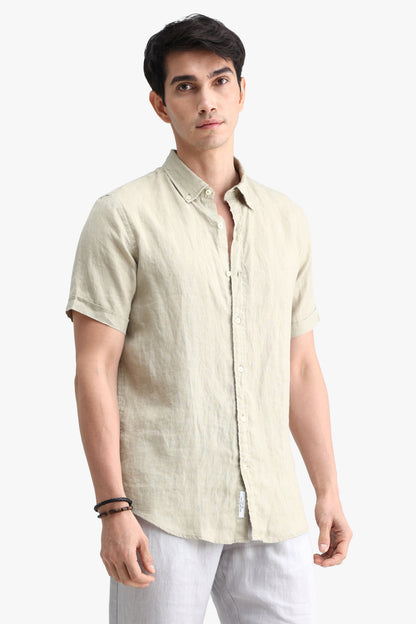 EUROPEAN FLAX 100% PURE LINEN SHIRT