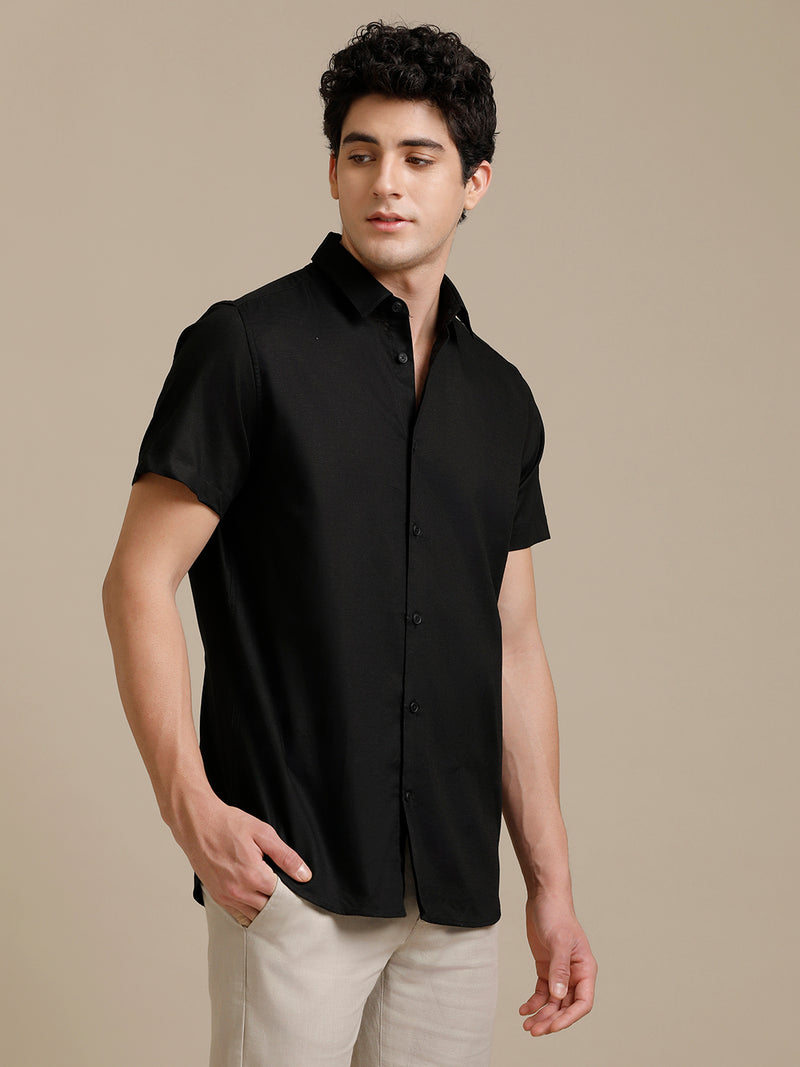 Black Short Sleeve Shirt