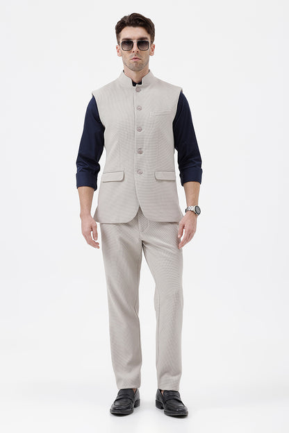 LIGHT GREY- 7 WAISTCOAT