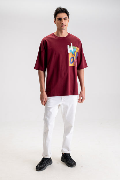 GRAPHIC PRINT OVERSIZED T-SHIRT