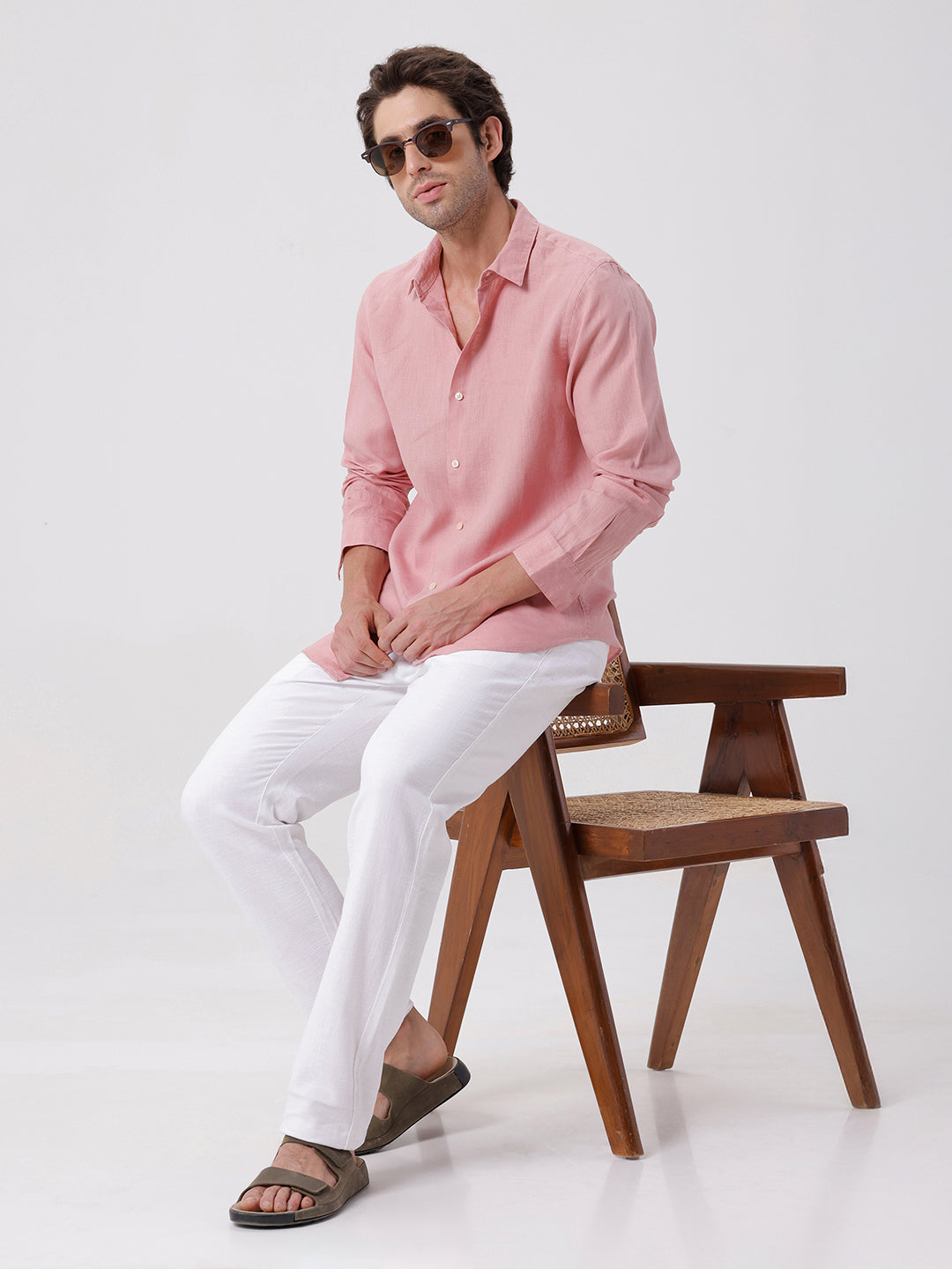 100% PURE LINEN FULL SLEEVE SHIRT