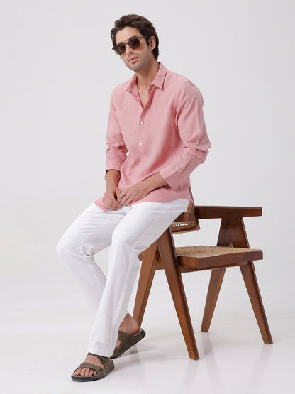 100% PURE LINEN FULL SLEEVE SHIRT