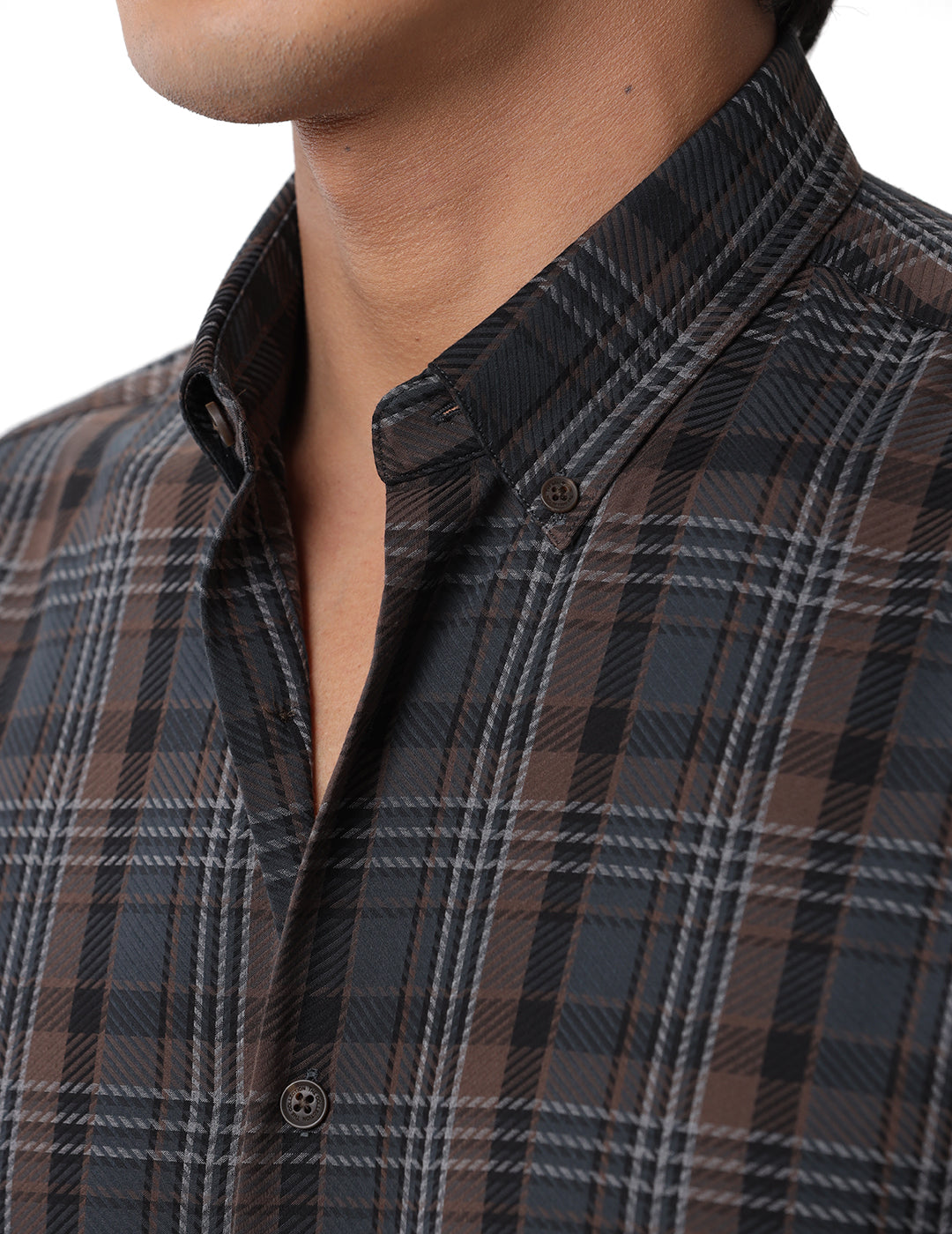 COTTON CHECKED CASUAL SHIRT