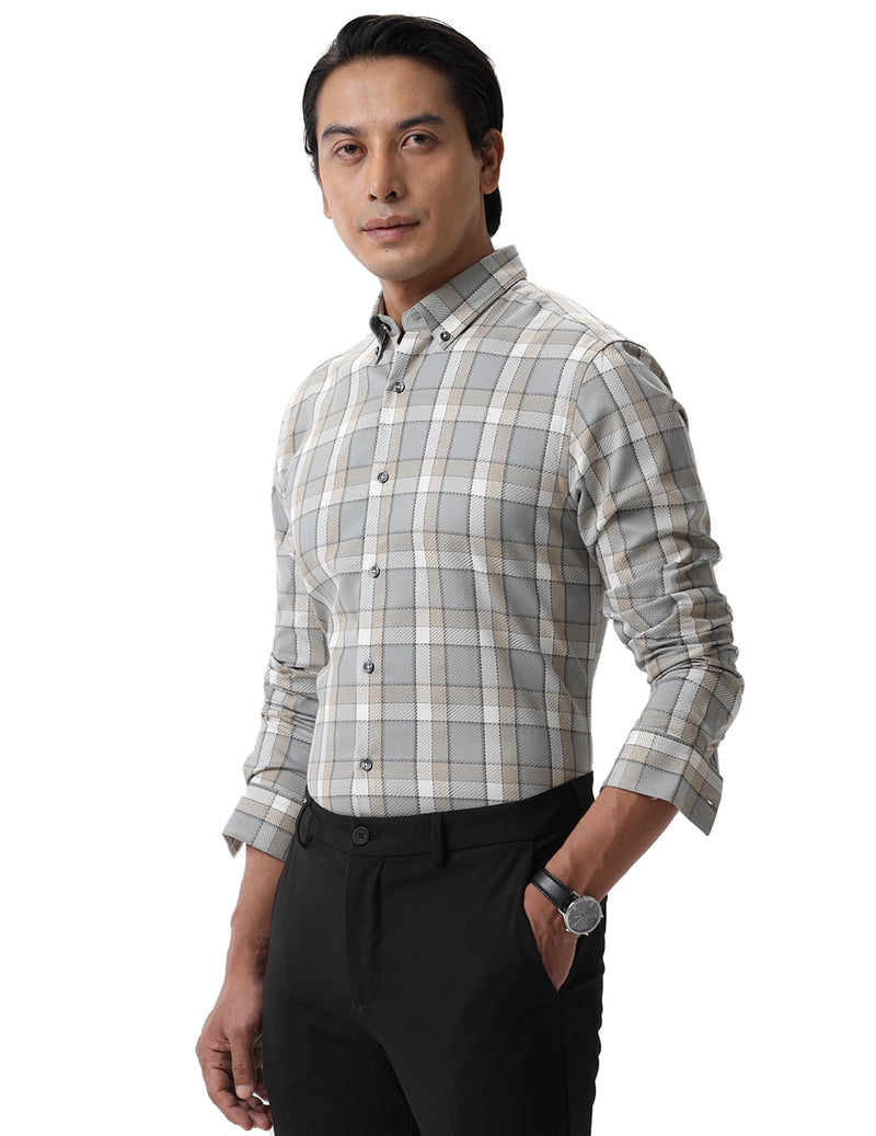 Formal Full Sleeve Checks Shirt