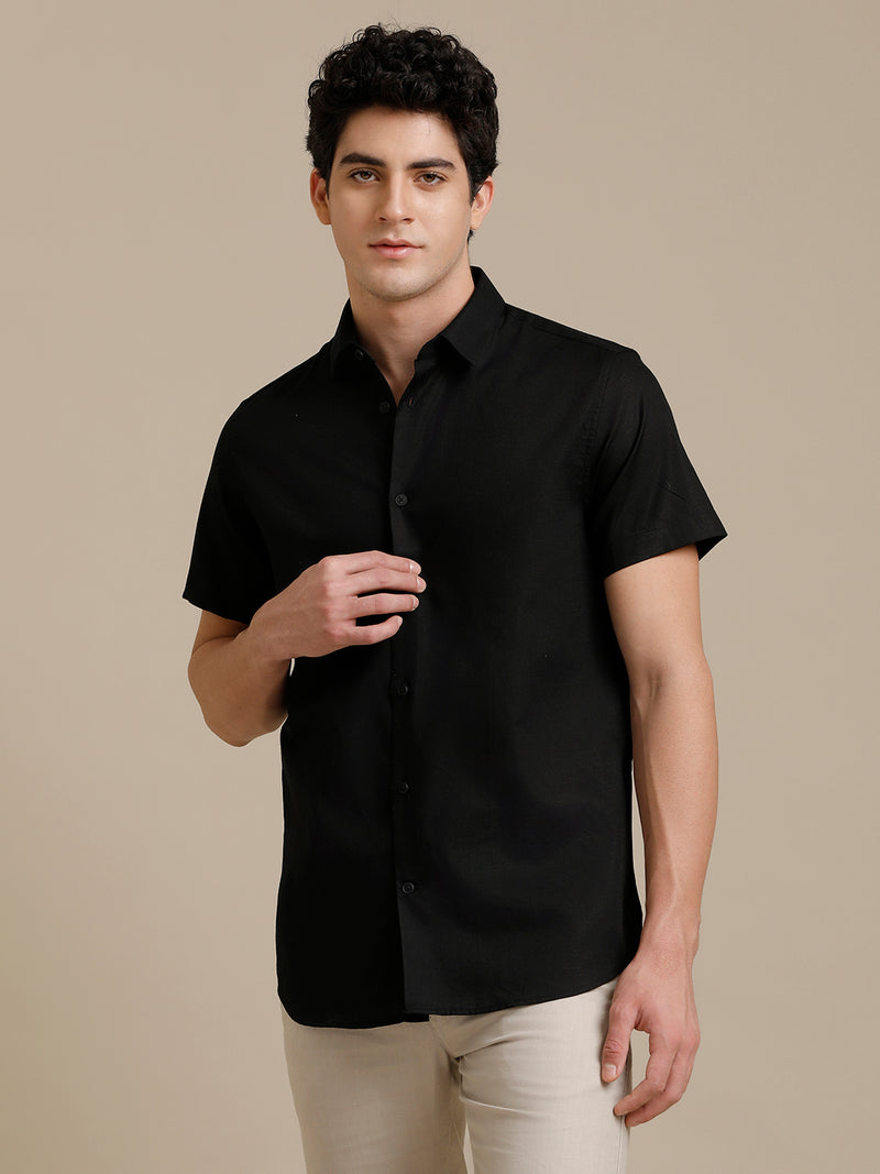 Black Short Sleeve Shirt