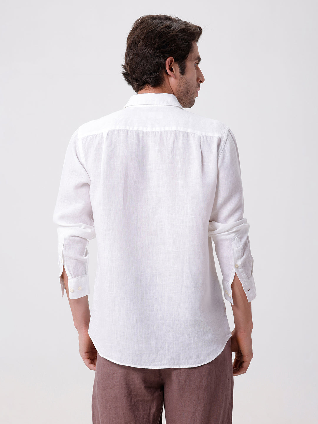 100% PURE LINEN FULL SLEEVE SHIRT