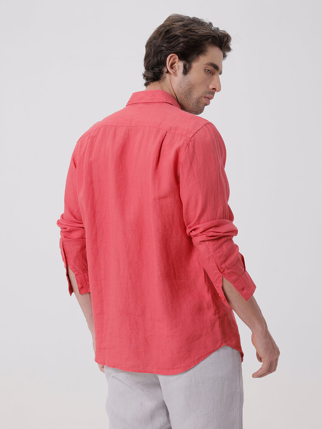 100% PURE LINEN FULL SLEEVE SHIRT