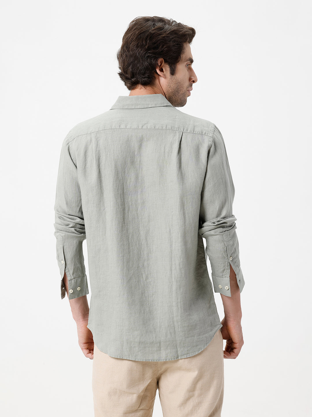 100% PURE LINEN FULL SLEEVE SHIRT