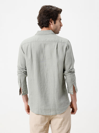 100% PURE LINEN FULL SLEEVE SHIRT